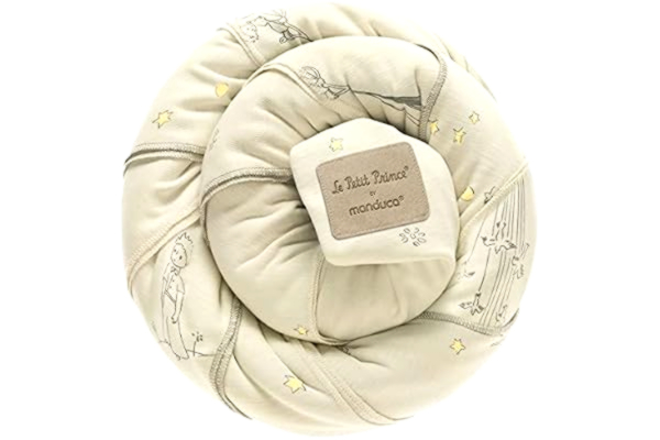 Manduca Le Petit Prince by manduca Sling > Cosmos < Elastyczny ręcznik z certyfikatem GOTS, 100% bawełna organiczna, 3 instrukcje łączenia (uchwyt na brzuch, nawijarka, biodra) dla noworodków od urodzenia