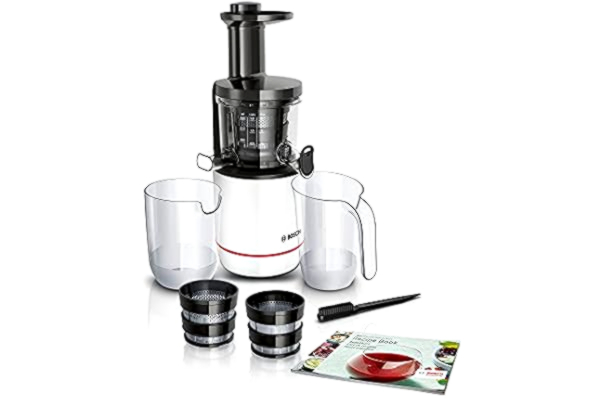 Bosch  VitaExtract MESM500W -Slow juicer - 150 W - hvid/sort