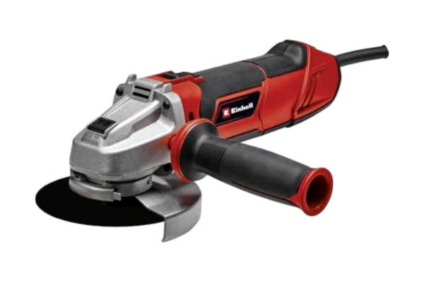 Einhell  vinkelslip TE-AG 125/1010 CE Q (1010 watt, snabbkopplingsmutter, elektr. Hastighetsjustering, platt metallväxellåda, skivskydd, utan skärskiva)