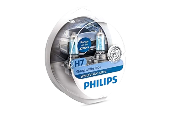 Philips  WhiteVision ultra 12972WVUSM Bilstrålkastares Glödlampa, Genomskinlig, En Storlek