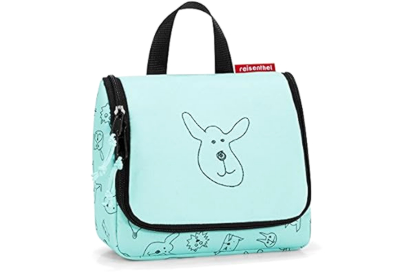 Reisenthel reisenthel Kosmetyczka S dla dzieci, Cats And Dogs Mint, 18 cm, kuferek na