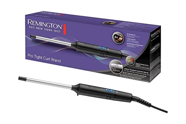 Remington  10mm locktång för små lockar, 10 temperaturer mellan 130-220°c, Pro Tight Curl Wand CI6X10
