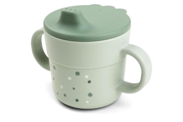 Done By Deer Done by Deer Foodie dryckesbägare glada prickar grön