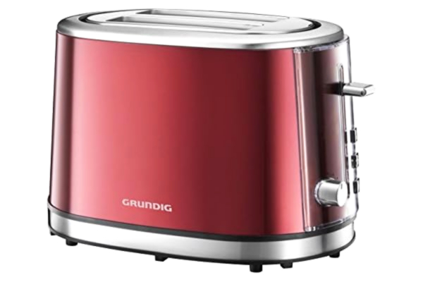 Grundig  TA 6330 brödrost röd sense, 18 centimeter l x 32 centimeter w x 20 centimeter h