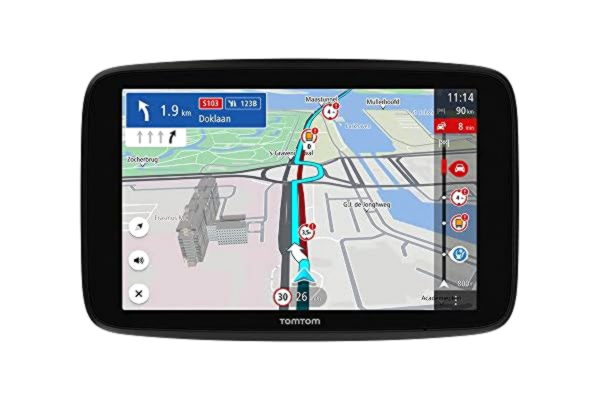 TomTom  GO Expert nawigacja GPS z ekranem HD 6 cali dla ciężarówek (mapy Świata, informacje o korkach TomTom Traffic, WiFi, POI dla dużych pojazdów)