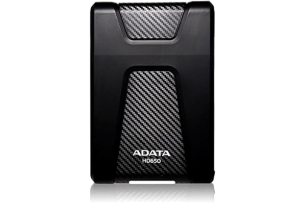 Adata ADATA HD650 – 1 TB, extern hårddisk med USB 3.2 Gen.1, svart