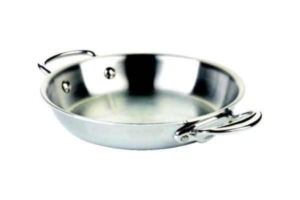 Mauviel 1830 - M'Cook 523820 - rund skål i rostfritt stål - 20 cm