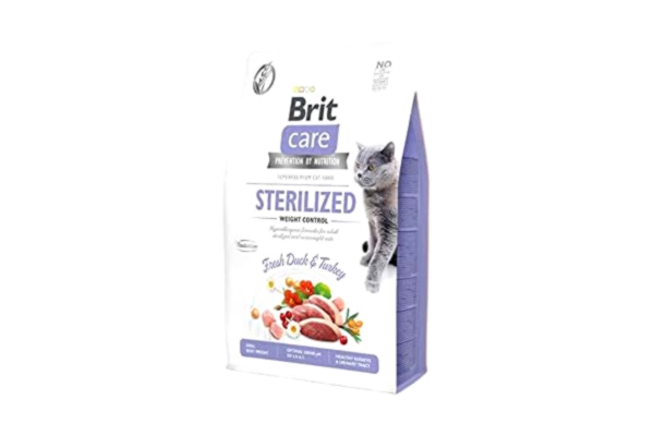 Brit  Care Grain Free Sterilized Weight Control med anka och kalkon 2 kg