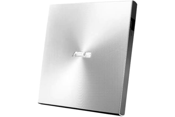 Asus  ZenDrive U9M Extern DVD-Brännare (för Apple MacBook & Windows-datorer/Bärbara Datorer, inkl. USB-C-kabel, Brännprogramvara & Nero Backup-App, M-Disc-stöd, USB 2.0), Silver