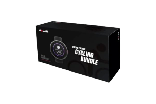 Polar  Vantage V2, Polar H10, Bike Mount and Exclusive Saddle Bag - Premium Multisport Smartwatch with GPS, Wrist-Based Heart Rate Monitor - Music Controls, Weather - Cycling Bundle