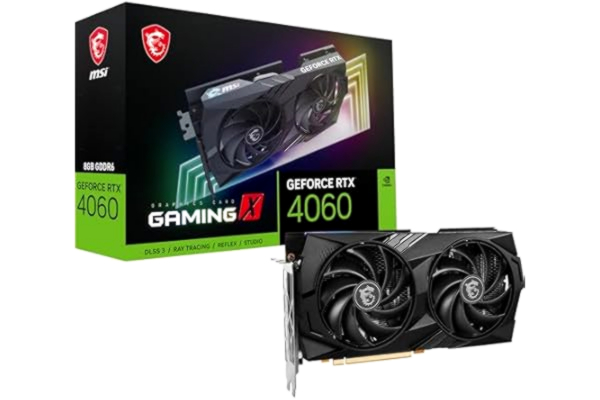 MSI  GeForce RTX 4060 GAMING X - 8GB GDDR6 RAM - Grafikkort