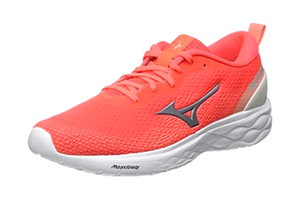 Mizuno  Kobiety Wave Revolt Buty do biegania, Fieryc2 Csilver Bitoblue, 41 EU