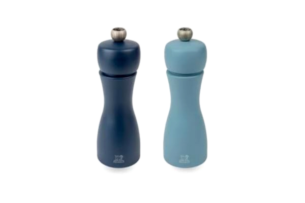Peugeot  Tahiti Duo Air Blue Tones Salt and Pepper Mill Set 15cm - 6", Midnight & Azure