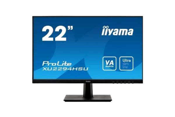 Iiyama Ecran iiyama 21,5" ProLite XU2294HSU-B1 ULTRA MINCE, VA, FHD@75Hz, 250cd/m², DP/HDMIVGA, 4ms, USB 2x2.0 , Flicker free blue light, speakers