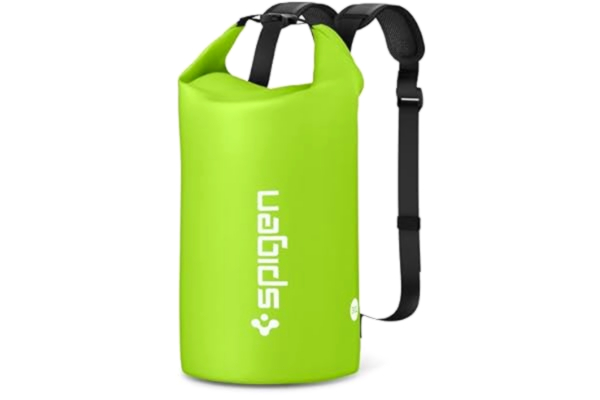Spigen  Aqua Shield Waterproof Bag 30L Dry Bag vattentät ryggsäcksväska för strand, simning, camping, båtliv, kajakpaddling -Grön