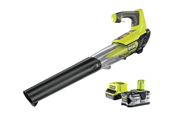 Ryobi  RBL18JB40F, Håndholdt blæser, 160 km/t, 7,9 m³/t, Grøn, Grå, 98,4 dB, Batteri