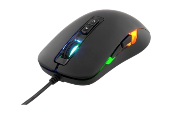 Deltaco  GAMING - mouse - USB - black - Mus - Optisk - 7 - Svart