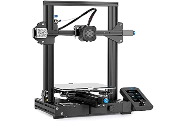 Creality3D Official Creality Ender 3 V2 3D Printer with 32 Bit Silent Board Meanwell Power Supply Glass Bed and Resume Printing 220x220x250mm