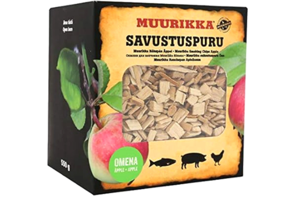 Muurikka MUURIKKA rökelsechips av äppelträ 2 L/550 g, rökelsekar för rökare och rökelseugn