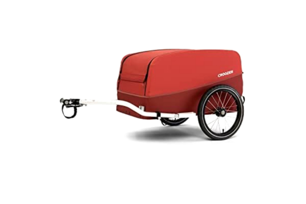 Croozer , Croozer Cargo Pakko Lava Red, Fietsaanhangwagen, Groente, Unisex-Volwassene