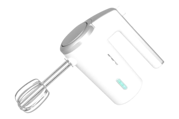 Emerio EMERIO trådlös batterihandmixer/omrörare – 2 omrörningsstavar – 3 hastigheter – 2 000 mAh/7,4 V – BPA-fri – batterinivå display – USB-laddningskabel – upp till 10 cykler à 3 min – uppladdningsbar –