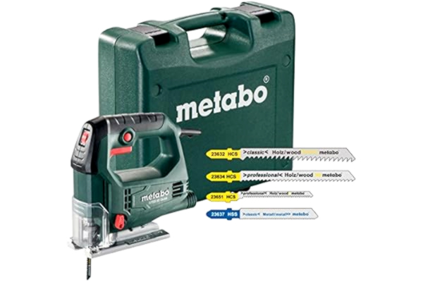Metabo  690920000 STEB 65 Quick decoupeerzaag inclusief 20-delige decoupeerzaagbladenassortiment, 400 W, 230 V, groen-zwart-rood