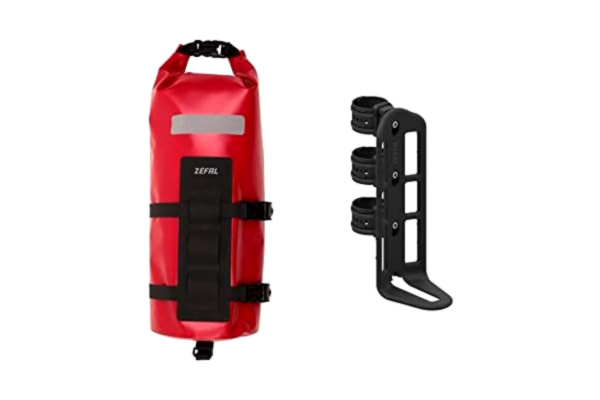 Zefal ZÉFAL Z Adventure Fork Pack Red, Waterproof front bag for fork mount, Polyester 420D TPU, (Search tag: Zefal), 150 x 365 mm, 6 L, 346 g (bag