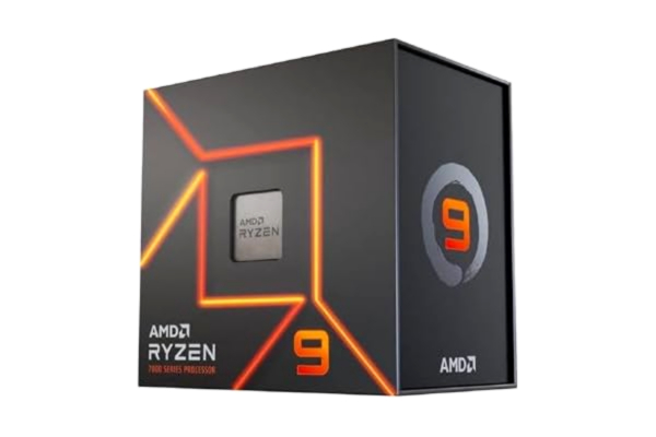AMD  Ryzen™ 9 7900X processor, 12 kärnor/24 trådar, Zen Architecture 4, 76MB L3 Cache, 170W TDP, upp till 5,6 GHz Boostfrekvens, Socket AMD 5, DDR5 & PCIe 5.0, svart