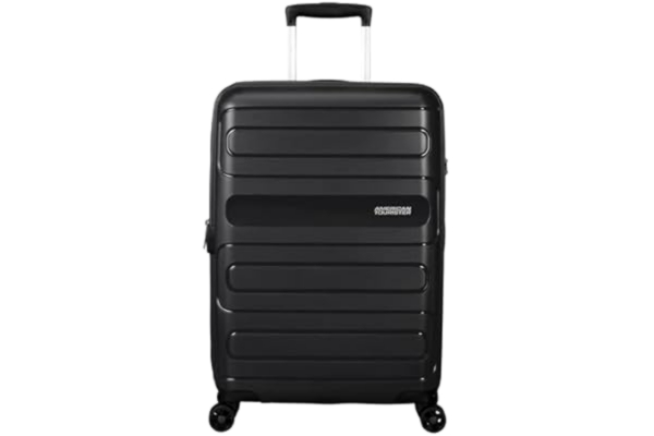 American Tourister American Tourist Sunide - Spinner M Extensible Valisene Bleu, Noir (svart), spinner M (67,5 cm - 83,5 l), spinner m utdragbar (67,5 cm - 83,5 l)