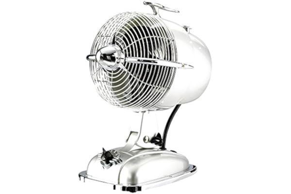 CasaFan Retrojet table fan (sølv)