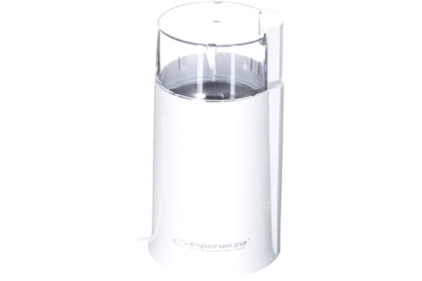 Esperanza ESPERANZA EKC001W Kaffekvarn, Vit, 8,5 x 8,5 x 18 cm