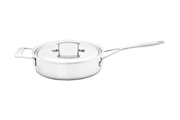 Demeyere  Industry lage sauteuse / steelpan met deksel 28 cm