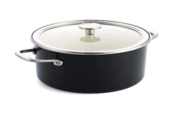 KitchenAid  Cookware Collection Gryte med lokk 24 cm, Svart