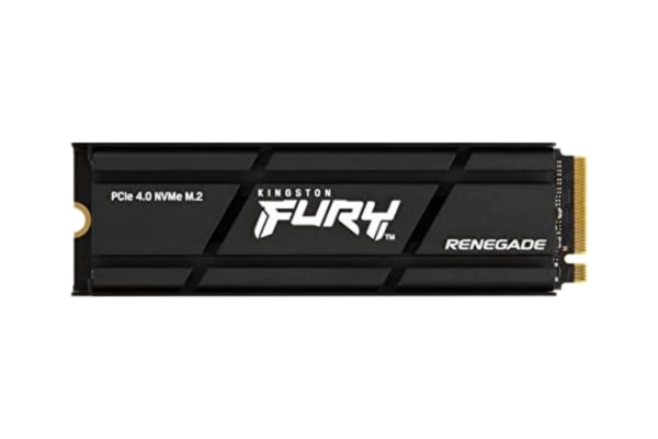 Kingston  FURY Renegade 1000G PCIe 4.0 NVMe SSD med HEATSINK – för spelare, entusiaster och högeffektanvändare – SFYRSK/1000G