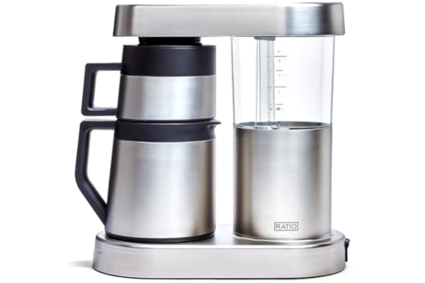 Ratio  Six kaffebryggare i rostfritt stål med termoskanna