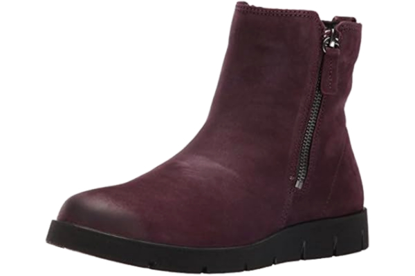 Ecco ECCO Damskie botki Bella z zamkiem błyskawicznym, Mauve Nubuk - 35/35.5 EU