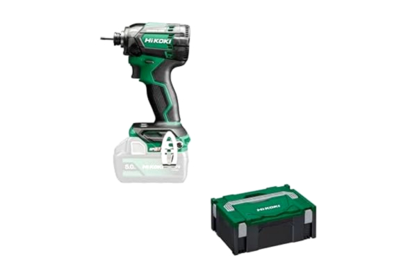 HiKOKI HIKOKI Akku Schlagschrauber WH18DCW2Z, 1/4" Werkzeugaufnahme (18V, Max. Festdrehmoment 210 Nm, Bolzen und Muttern M5-M16, Brushless, Zubehör Koffer, ohne Akku und Ladegerät)