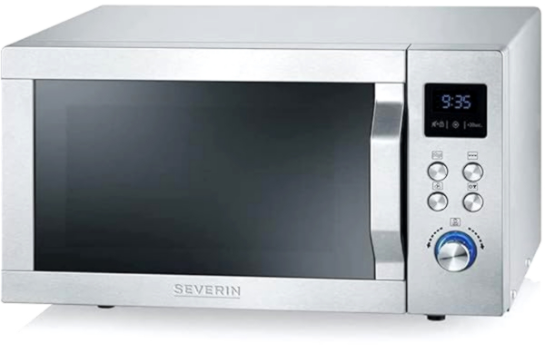 Severin  Microwave with Grill and hot air Function MW 7753, Brushed Stainless Steel/Silver