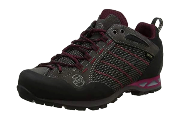 Hanwag  Dames Makra Low Lady GTX klimschoenen, meerkleurig asfalt dark garnet 064356, 41.5 EU