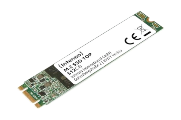 Intenso  TOP 3832450 M.2 SATA III Intern SSD, Grön, 512 GB