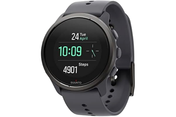 Suunto  5 Peak licht en compact gps-sporthorloge met een batterijduur van 100 uur en hartslagmeting aan de pols,eén maat,Dark Heather