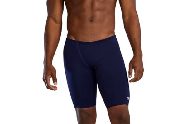 TYR  Durafast Elite Solid Jammer Badkläder för män, marinblå, XS