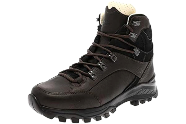 Hanwag  Dames trekking laarzen Bangri Lady Yakleder wandelschoenen bruin, Chestnut Black, 37 EU
