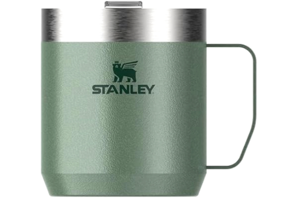 Stanley  Classic Legendary Camp Mug 0.35L - Campingmugg I Rostfritt Stål - BPA -Free Thermos Resemuggg För Varma Drycker - Diskmaskin Säker - Single Server Brewer Compatible - Hammertone Green