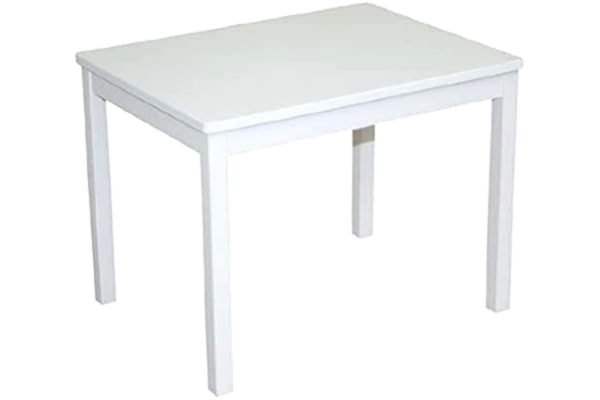 Roba Kids Roba Kindertafel, tafel wit om te spelen, knutselen en te schilderen in de kinderkamer, h x b x d: 51 x 66 x 50 cm