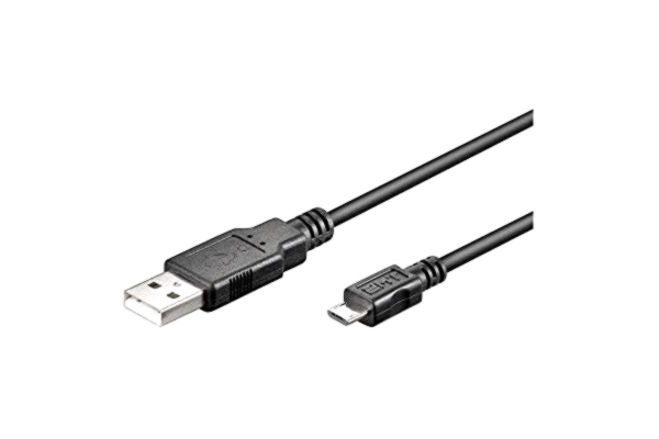 Goobay Wentronic USB-anslutningskabel (Akontakt till Micro B-kontakt) 5 m