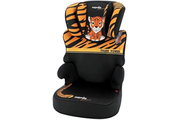 Nania  Hoge achterbank BEFIX groupe 2/3 (15-36kg) - Adventure tiger