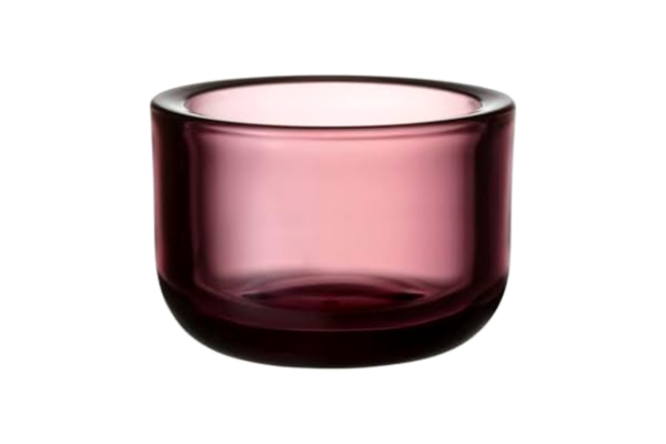Iittala  vindljus, glas, silver, 3