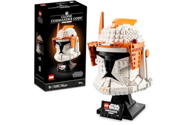 LEGO  75350 Star Wars Clone Commander Cody Helmet Byggsats för Vuxna, Modellbyggsats med Detaljrik Hjälm, 21 cm Hög Modell, Presentidé, Samlarobjekt, från 18 år