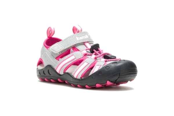 Kamik  flicka krabba slutna sandaler, Grå rosa - 31 EU